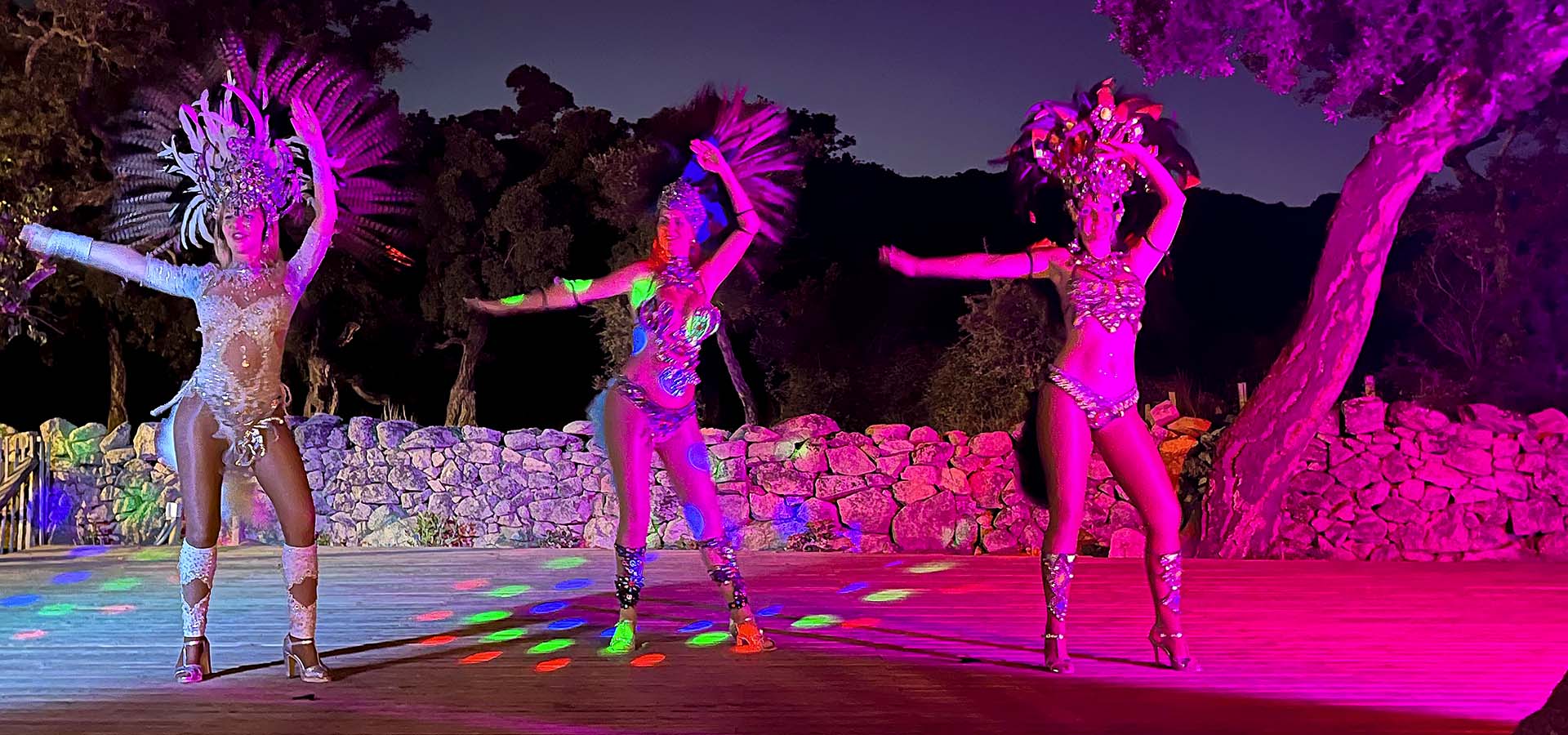 Camping porto vecchio animation spectacle danseuses